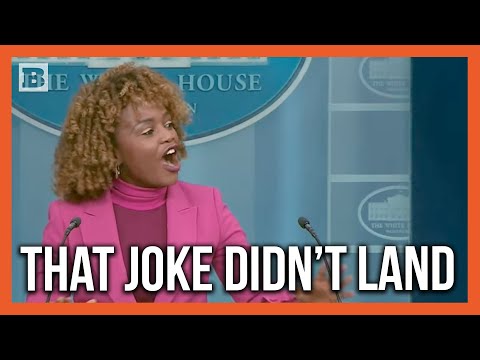 Read more about the article KJP Bombs with Joke, White House Press Corps Groans in Response!