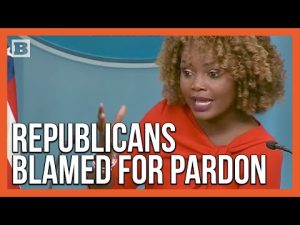 Read more about the article KJP Sparks Fury by Blaming GOP for Biden’s Hunter Pardoning Lies