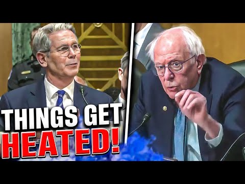You are currently viewing Sanders Clashes with Trump’s Treasury Pick in Fiery Debate