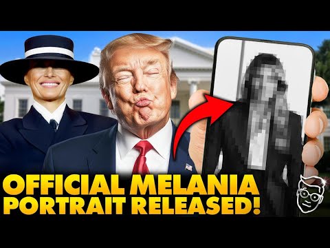 You are currently viewing Melania’s New Portrait Sparks Controversy with Hidden Message