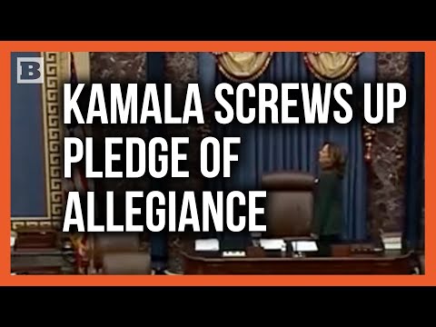 You are currently viewing Kamala Harris Flubs Pledge of Allegiance in Shocking Gaffe!