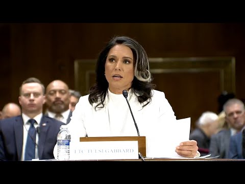 You are currently viewing Tulsi Gabbard Stuns in Powerful Opening Statement at Senate Hearing