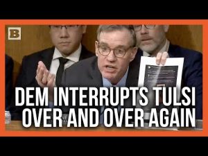 Read more about the article Democrat Senator’s Rude Interruption Leaves Tulsi Stunned at Hearing!