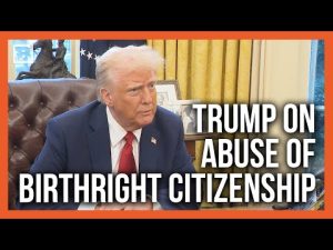 Read more about the article Trump: Birthright Citizenship Shouldn’t Let the World Invade USA!