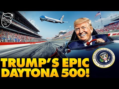 You are currently viewing Trump Steals the Show at Daytona with Epic Flyover and Laps
