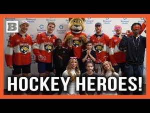 Read more about the article Hockey Stars Spread Love: Florida Panthers Bring Joy to Sick Kids!