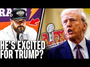 Read more about the article Kelce’s Surprised Response to Trump’s Super Bowl Attendance