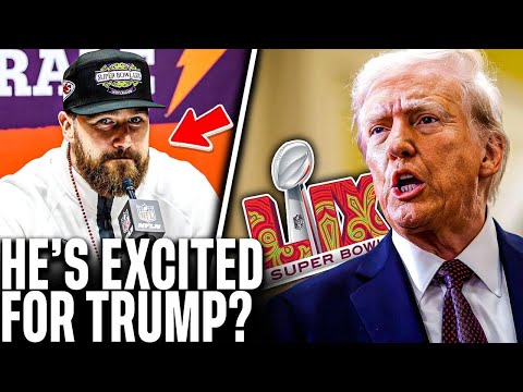 You are currently viewing Kelce’s Surprised Response to Trump’s Super Bowl Attendance
