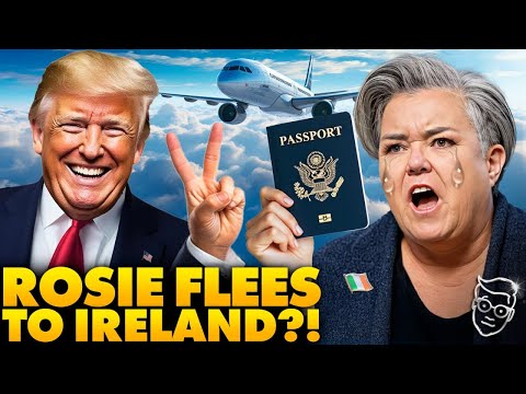 You are currently viewing Rosie O’Donnell Flees to Escape Trump, Gets Roasted from Oval Office