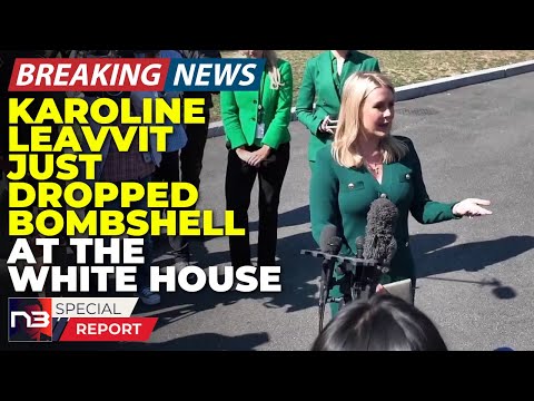 You are currently viewing Karoline Levitt Shocks America with Bold White House Lawn Announcement