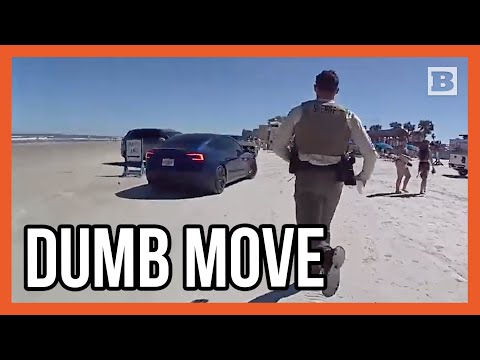 You are currently viewing Officer’s Bold Move: Young Speedster Scolded and Arrested on Beach!