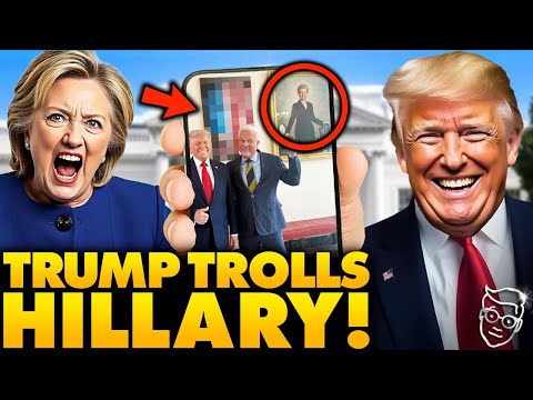 You are currently viewing Trump Mocks Hillary’s Portrait in Viral White House Photo