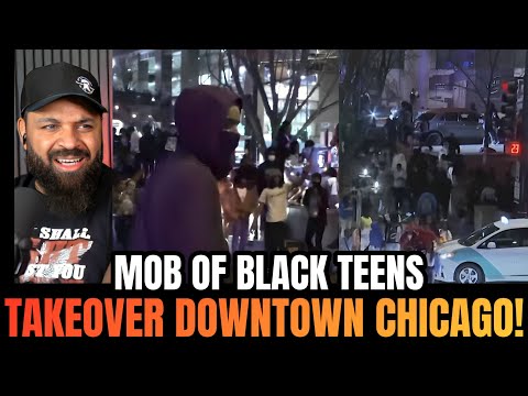 You are currently viewing Chaos Erupts in Downtown Chicago as Black Teen Mob Takes Control