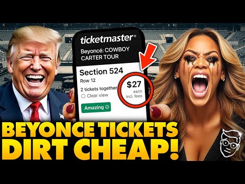You are currently viewing Beyoncé Furious: Ticket Sales Plummet Post Kamala Event