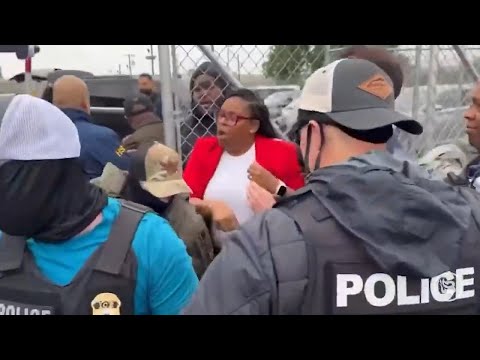 You are currently viewing Congresswoman Loses Control as Democrats Battle ICE Agents in Newark