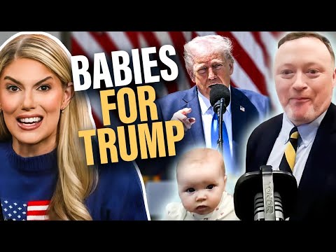 You are currently viewing Baby Steals Spotlight in Hilarious Trump News Report