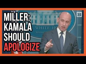 Read more about the article Kamala Harris Owes Americans a Major Apology, Says Stephen Miller!