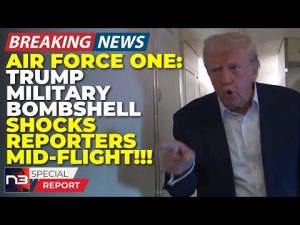 Read more about the article Trump’s Bold Military Move Unveiled Mid-Flight on Air Force One