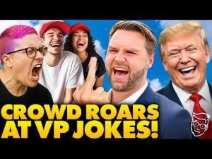 Read more about the article JD Vance’s Fiery Gesture Sends Crowd Into Laughter Frenzy