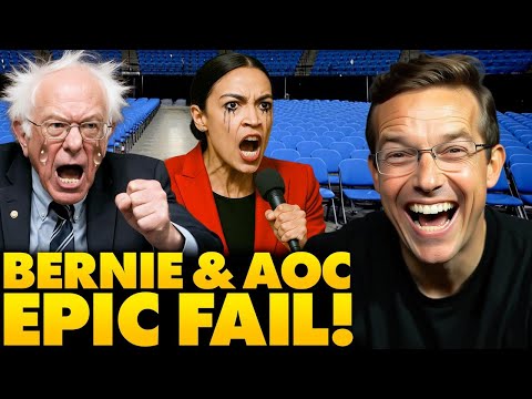 You are currently viewing Embarrassing Flop: Bernie & AOC Face Empty Texas Arena