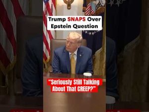 Read more about the article Trump’s Fiery Reaction to Epstein Question Caught on Camera