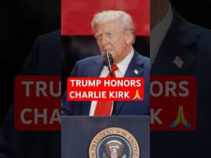 Read more about the article Trump Hails Charlie Kirk as a Modern-Day Martyr