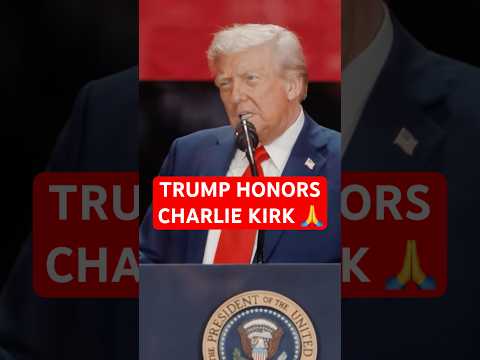 You are currently viewing Trump Hails Charlie Kirk as a Modern-Day Martyr