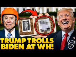 Read more about the article Trump Surprises with Biden Portrait in White House Move