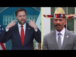 Read more about the article JD Vance Responds to Hakeem Jeffries’ Sombrero Meme and Sparks Debate